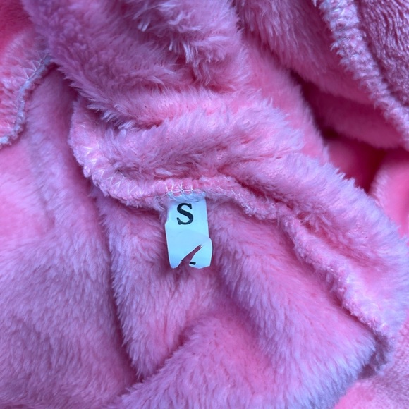 Pink Shark Hoodie Blanket Onesie Bodysuit Halloween Costume Size Women’s Size S - Picture 11 of 12